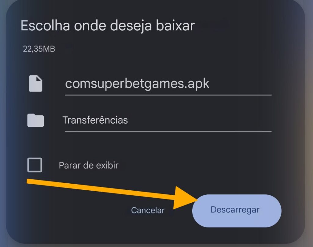 baixar Superbet app