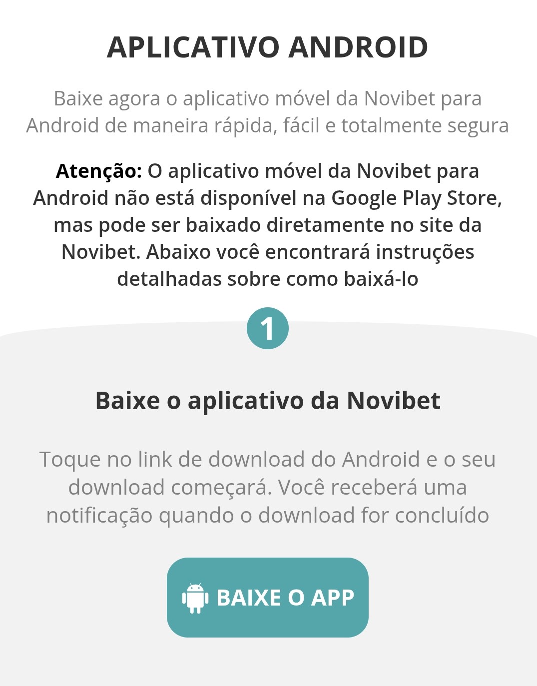 Novibet aplicativo