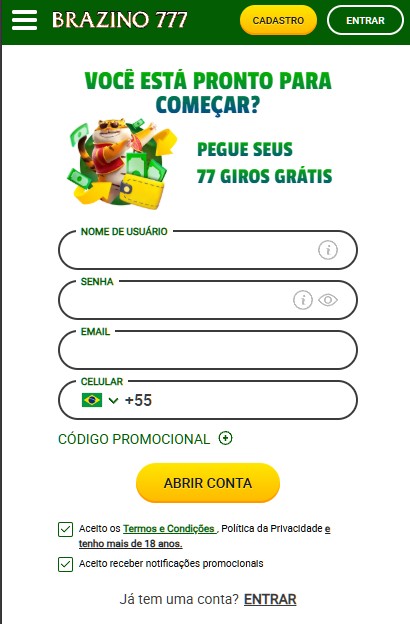 Brazino777-cadastro