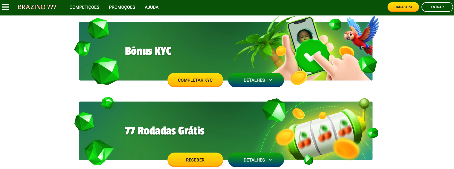 Promocoes Brazino 777