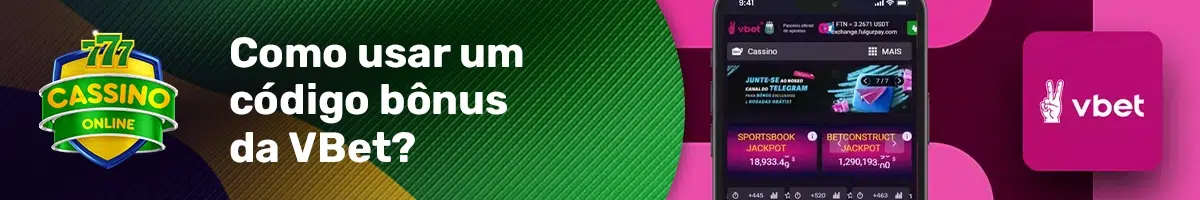 Como usar um código bônus da VBet