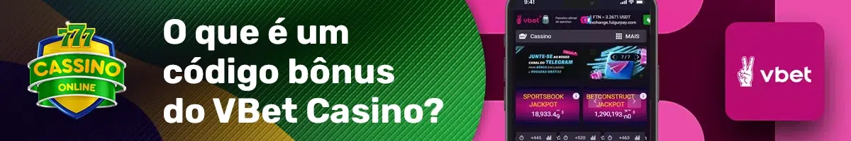O que é um código bônus do VBet Casino