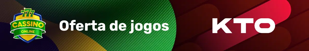 Oferta de jogos do cassino KTO