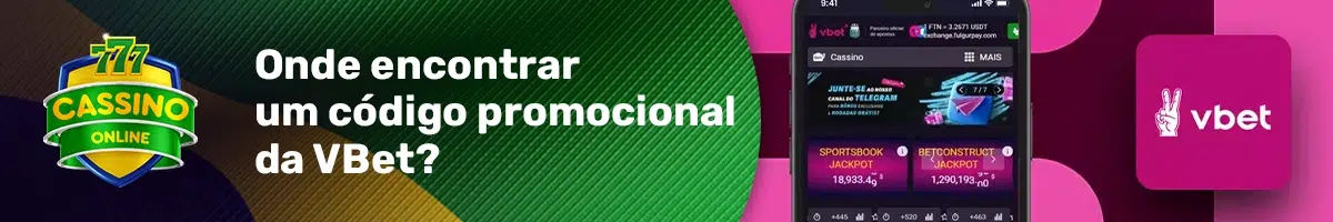 Onde encontrar um código promocional VBet?