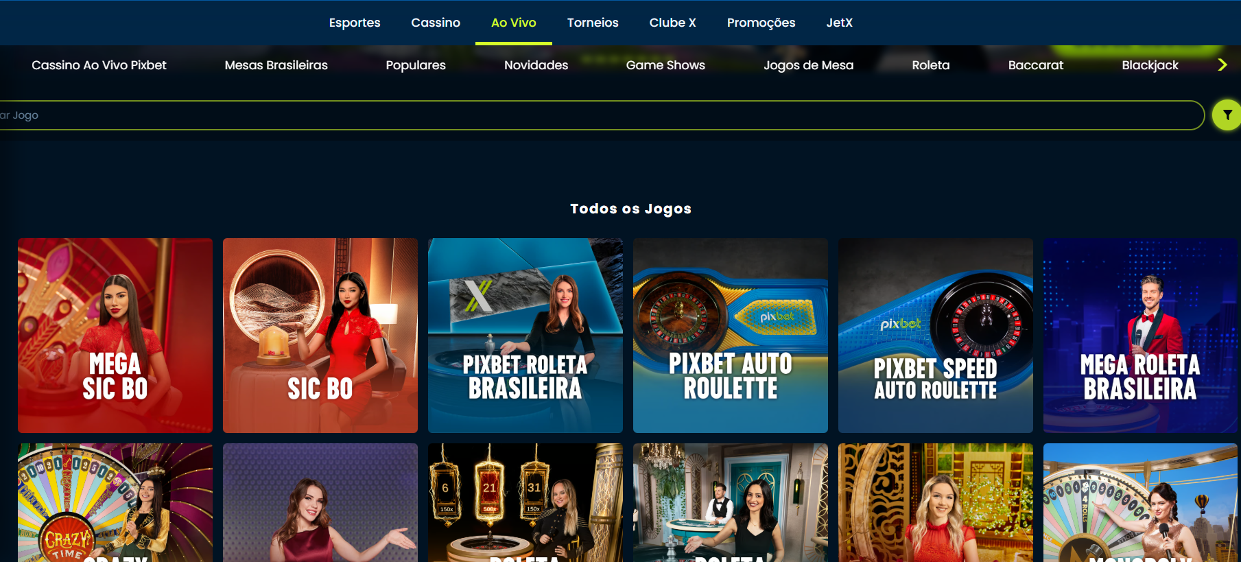 Pixbet Cassino análise ao vivo