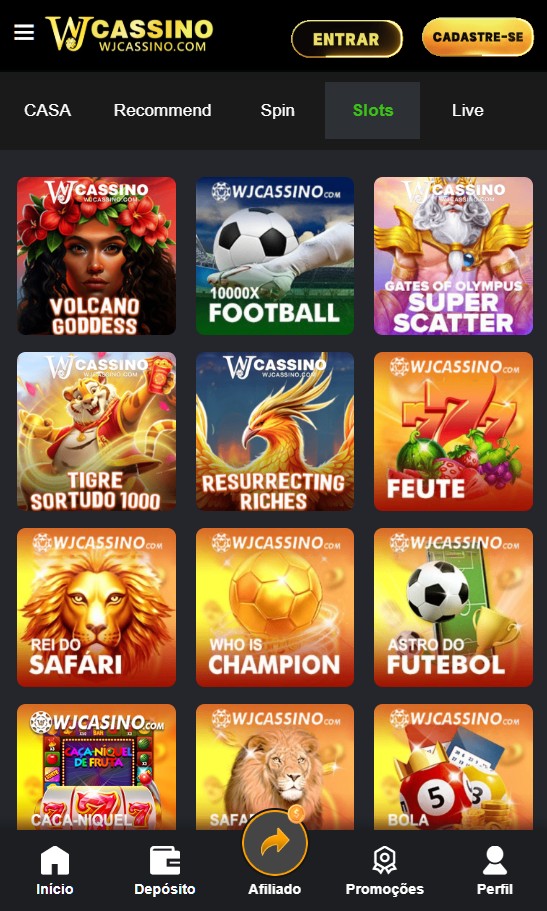 Jogo WJ Cassino