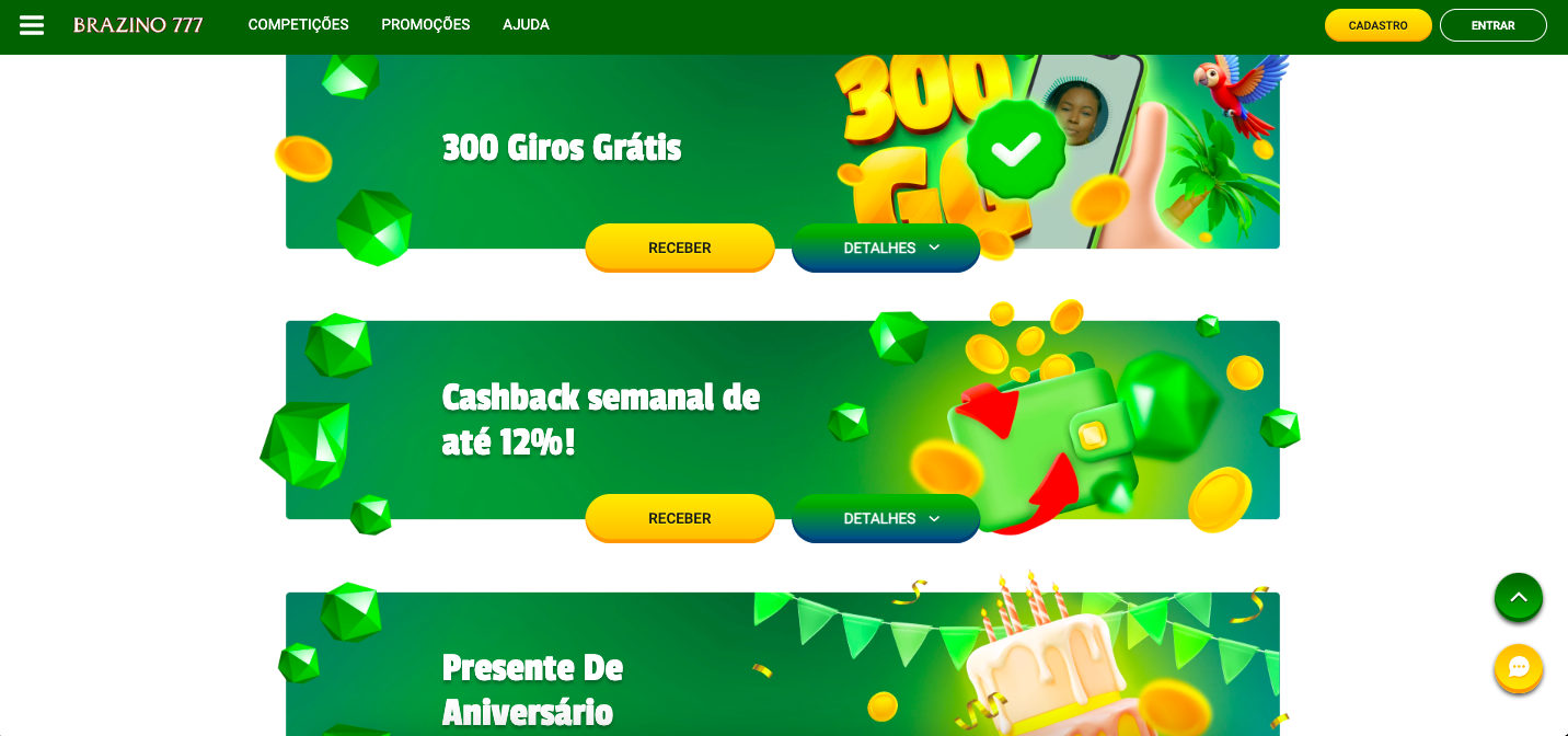 Bonus no Brazino777