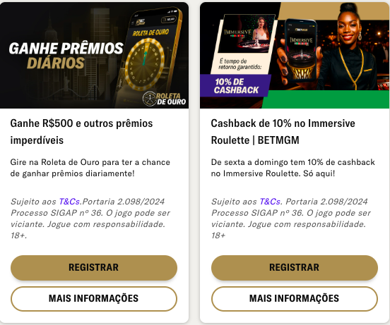 Promoções BetMGM Cassino