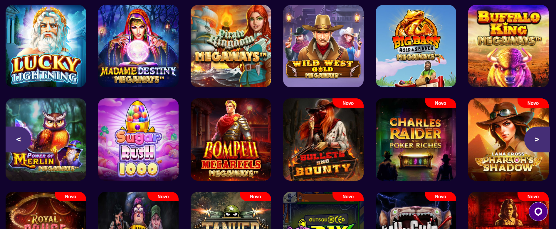 Jogos do Spin Cassino