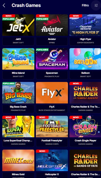 Esportes da Sorte Cassino jogos crash