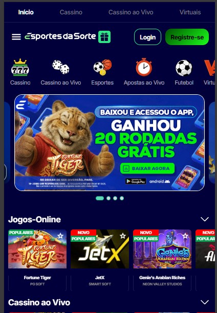 Esportes da Sorte primeira impressao