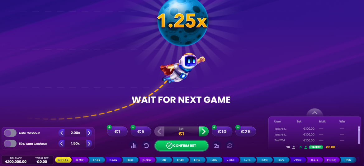 Spaceman jogo Crash