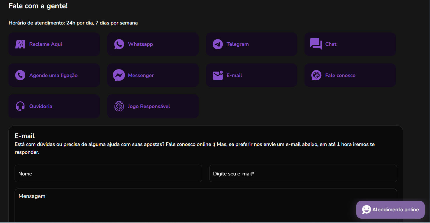 Betsul Casino análise assistência ao cliente