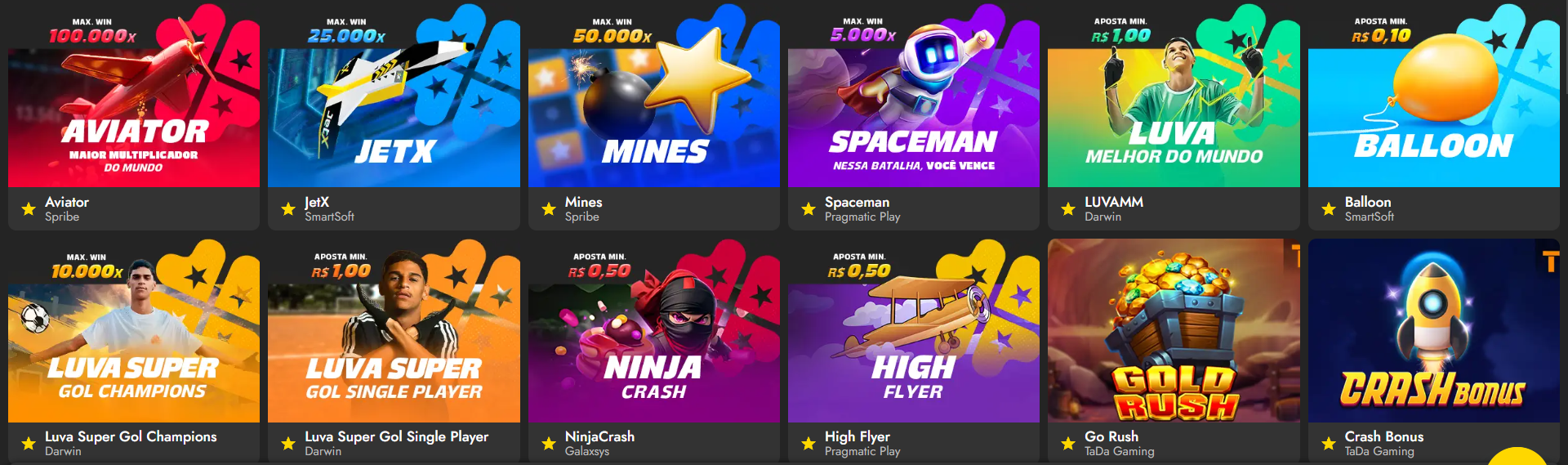 Cassino Luck Bet jogos crash