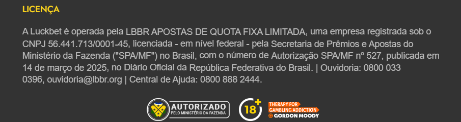 luck.bet cassino revisão licença