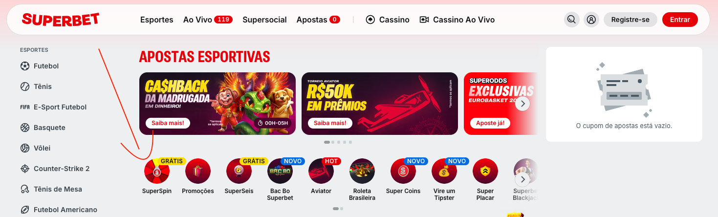 Superspin superbet