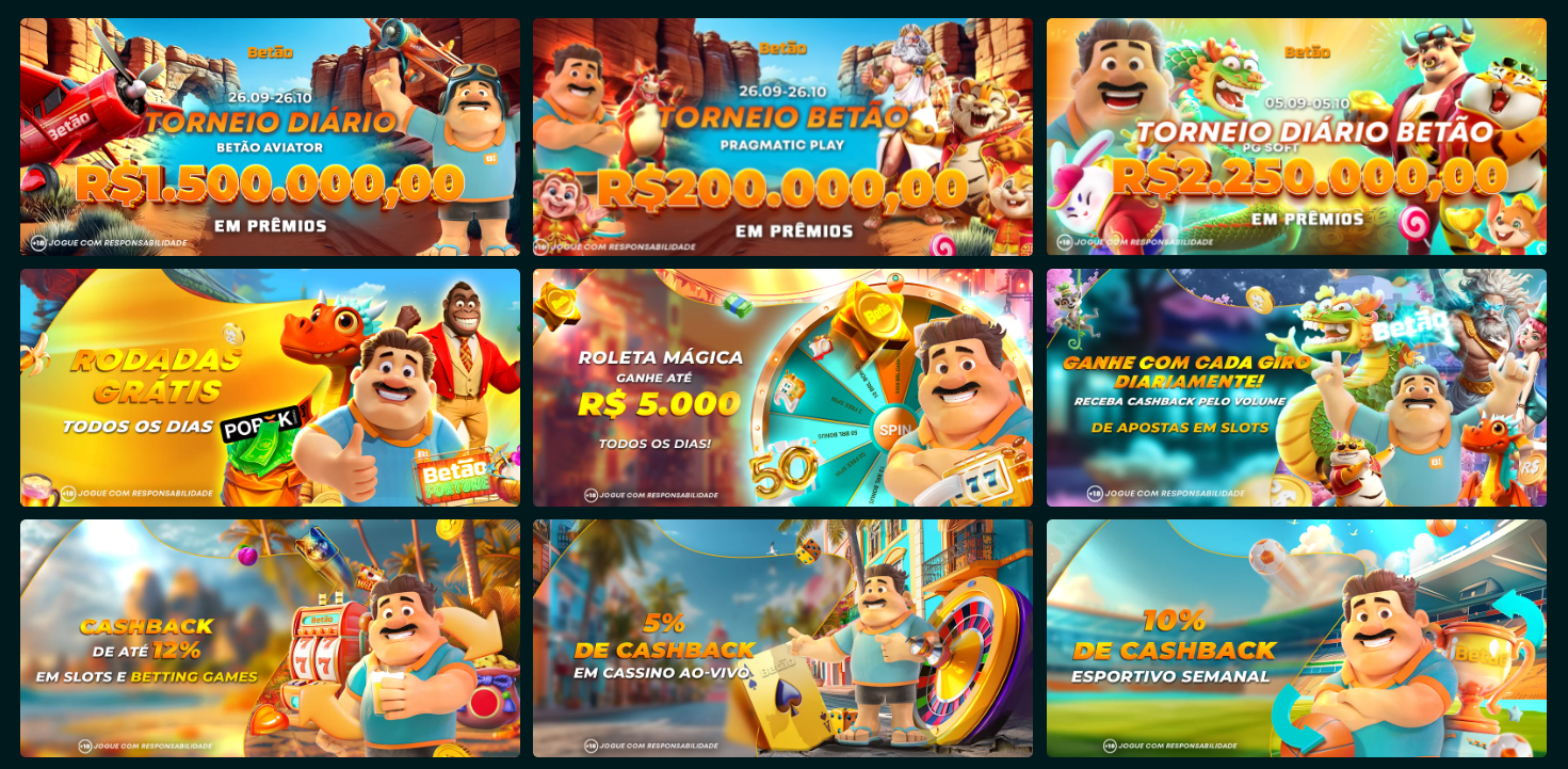 Promocoes do Cassino Betao Bet
