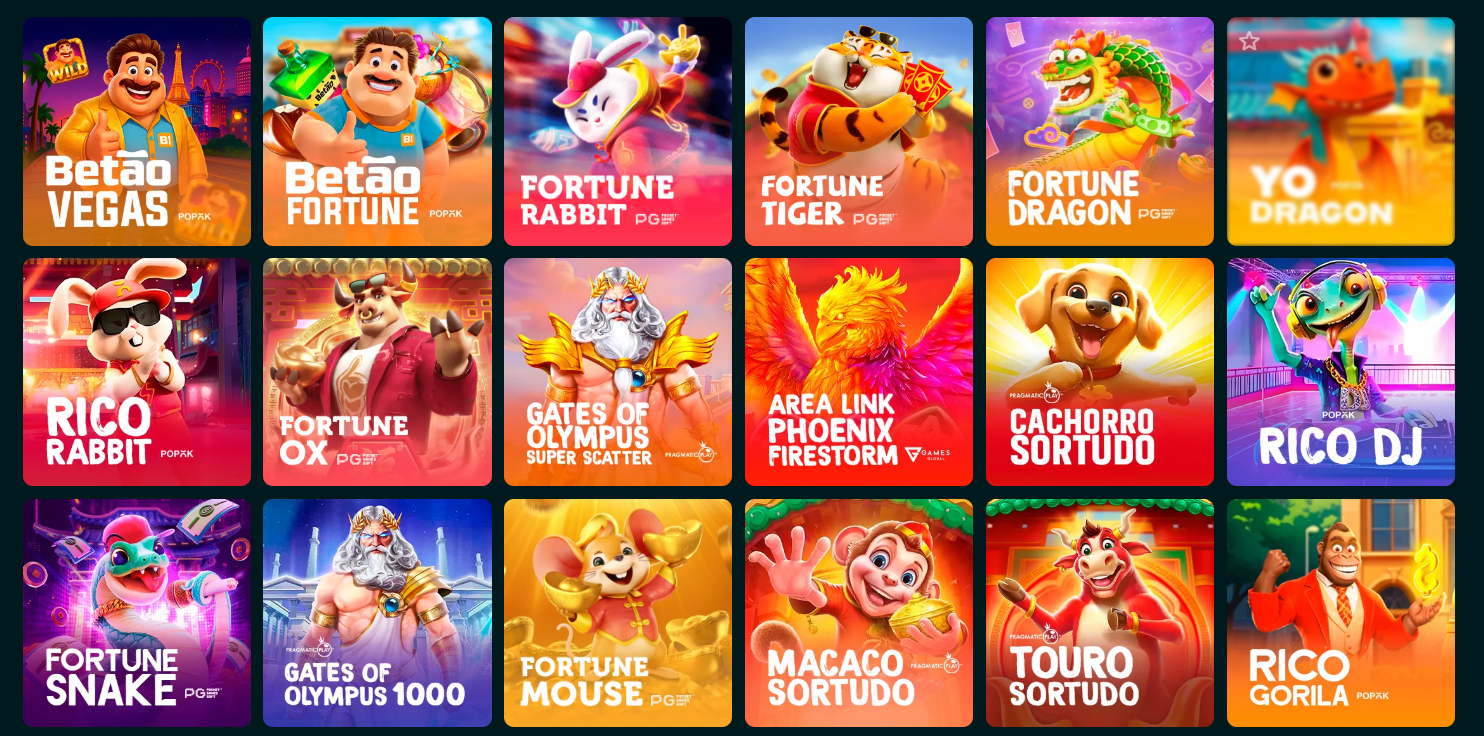 Avaliação das slots do Betao Casino