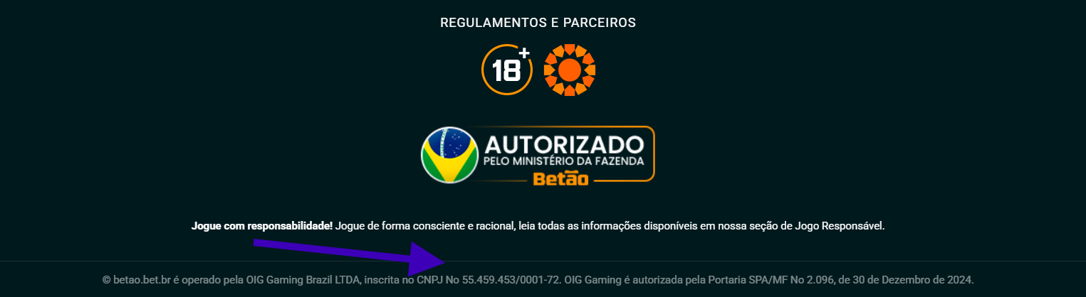 Cassino Betao Bet licenca