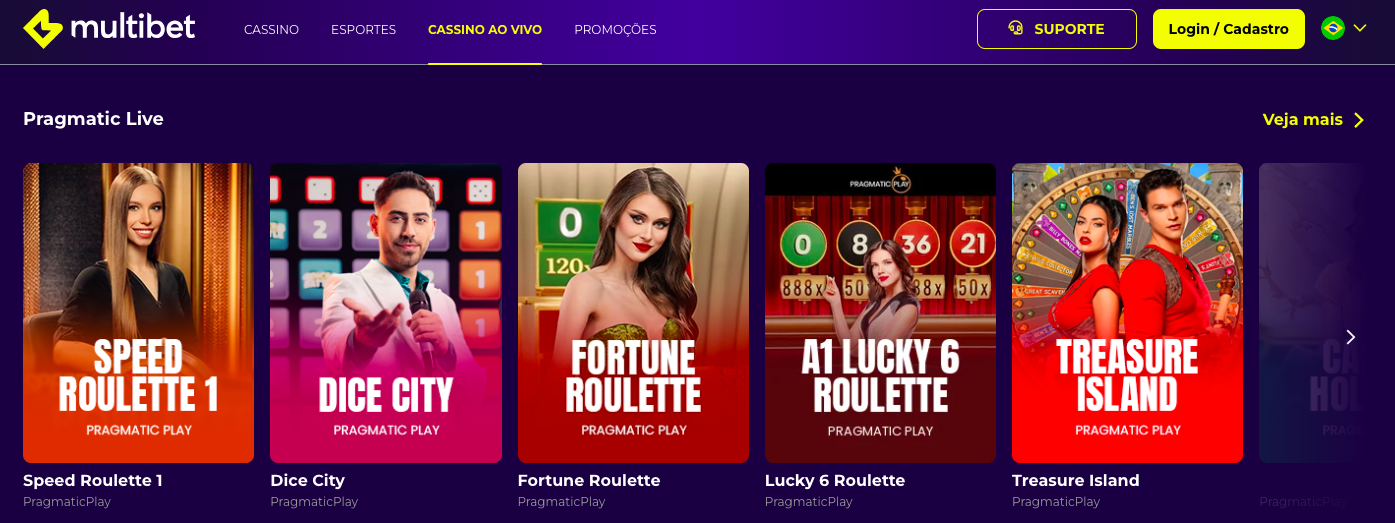 Multibet Cassino ao vivo